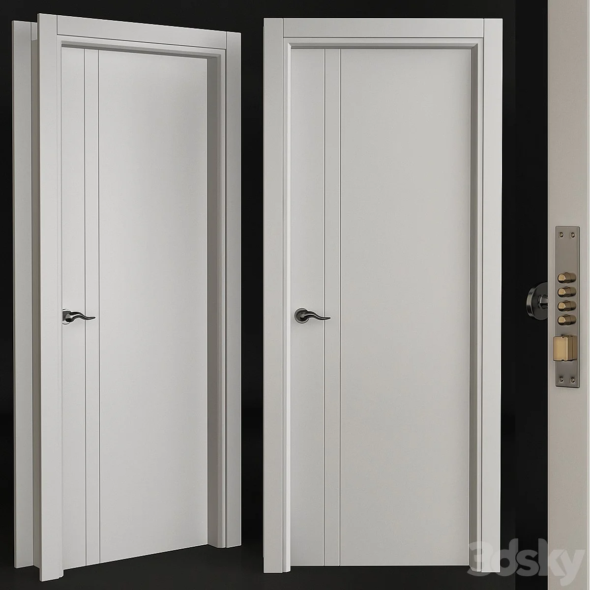 Bianco Noble Belldinni Modern Interior Door